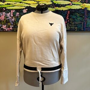 Never worn Under Armor cropped sweatshirt